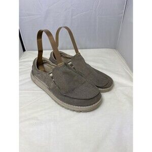 HEY DUDE THAD CHAMBRAY TAN MEN'S SIZE 7